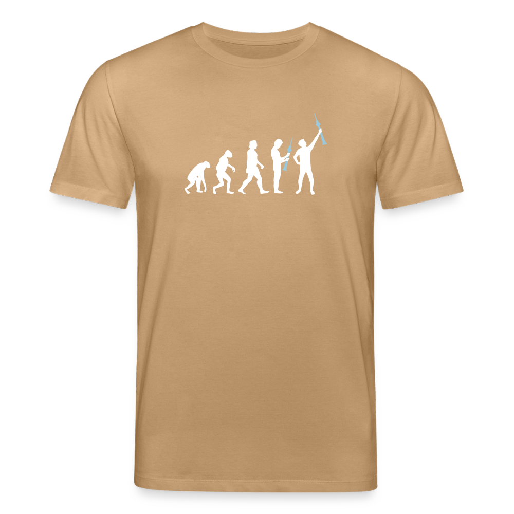 Evolution - Unisex Bio T-Shirt - Karamell