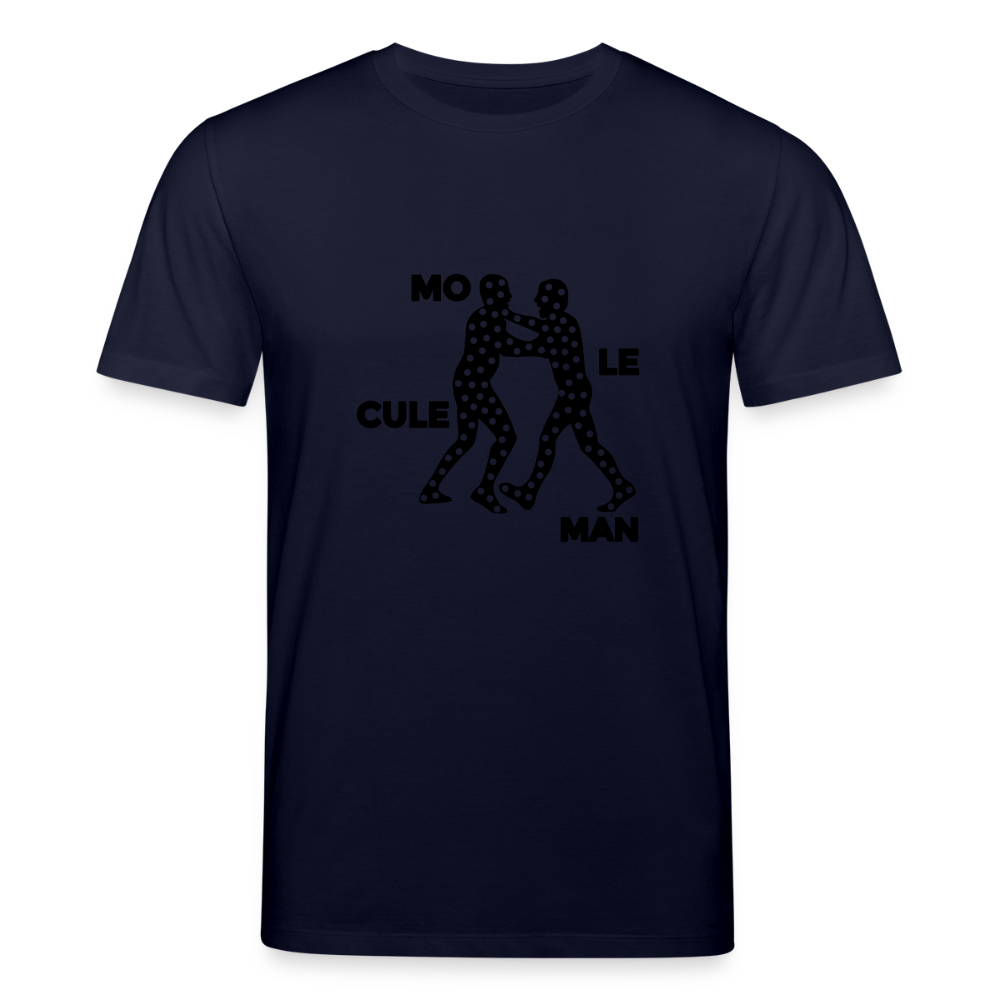 Mo le cule Man - Unisex Bio T-Shirt - Navy