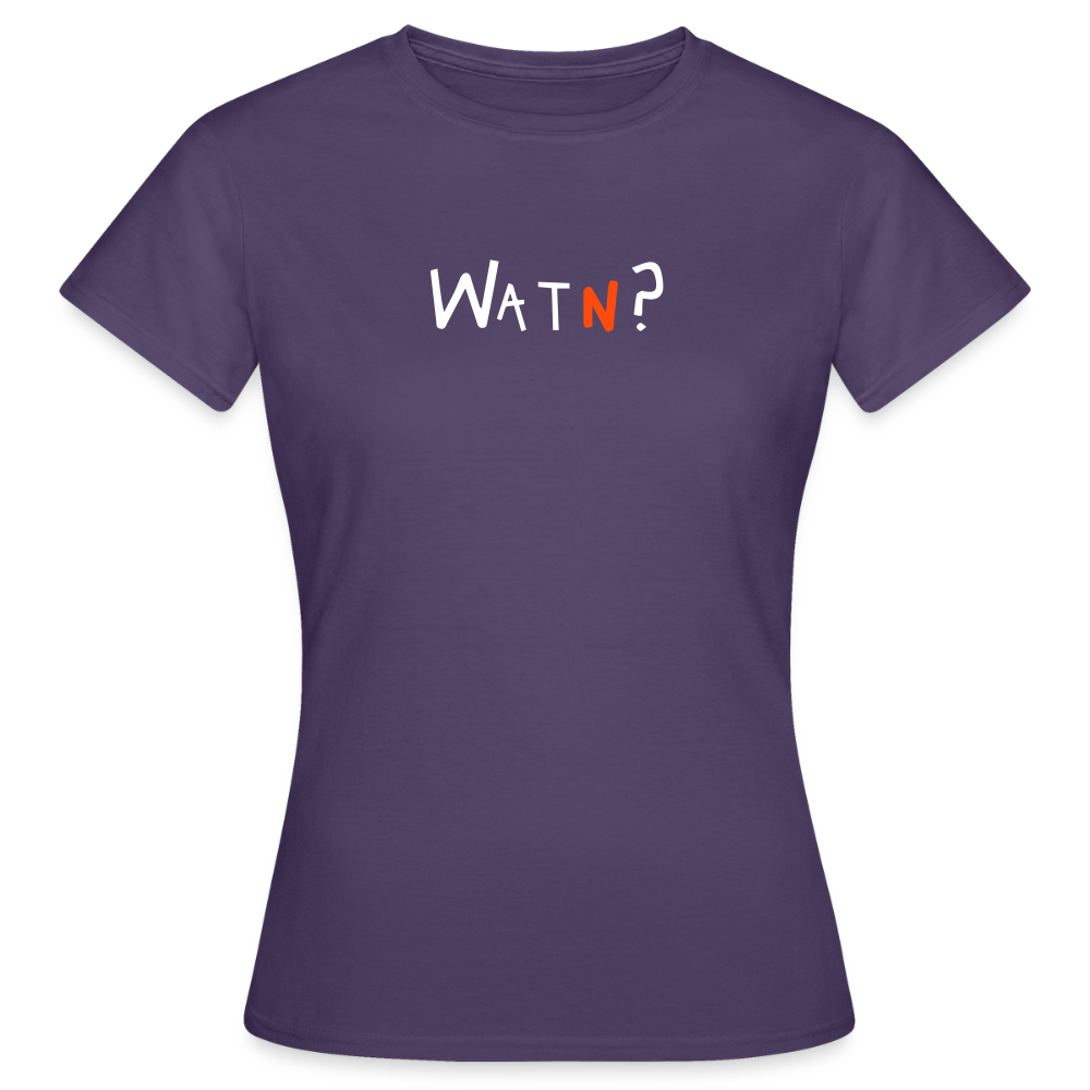 WATN? - Frauen Premium T-Shirt - Dunkellila