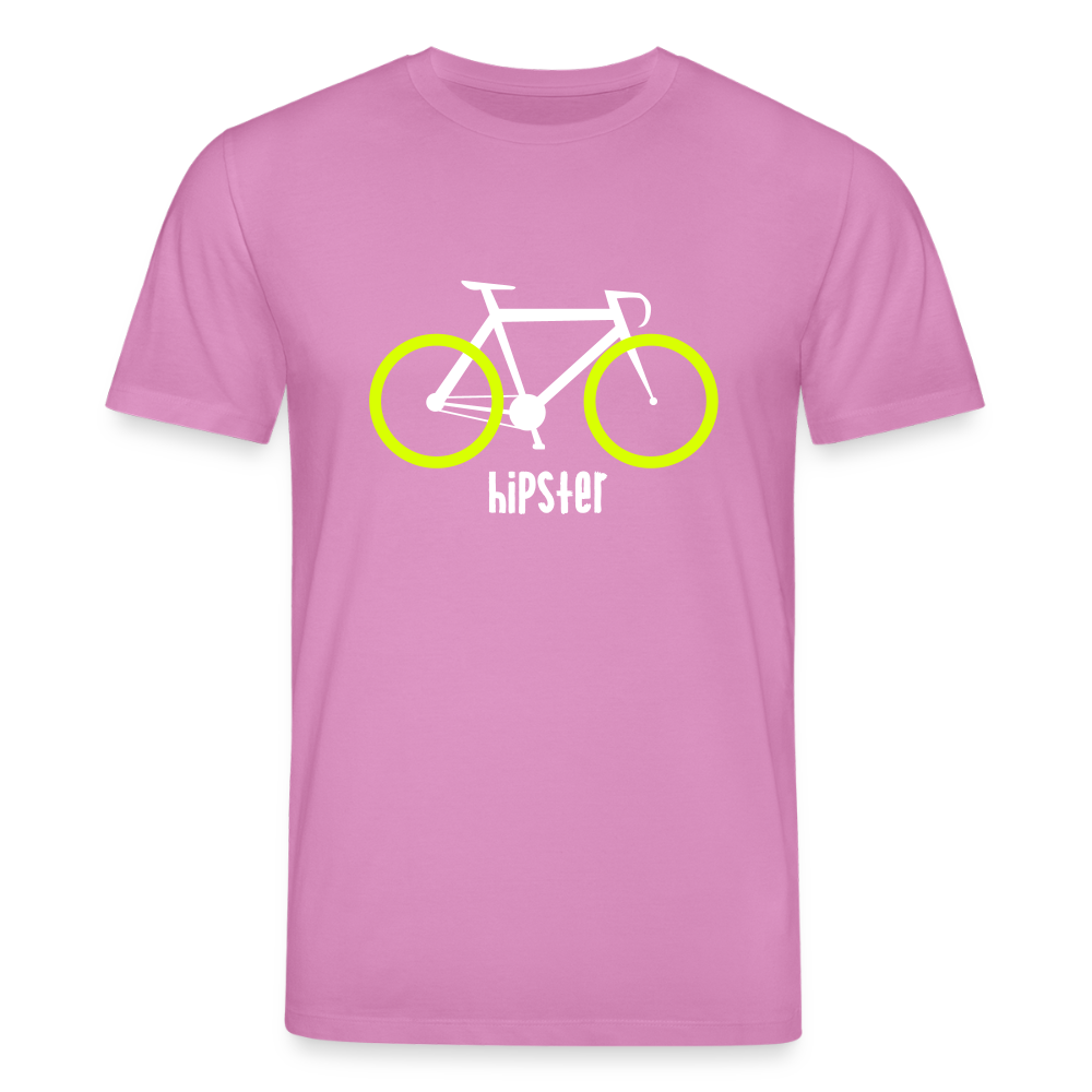 Berlin Hipster Bike - Unisex Bio T-Shirt - Pink