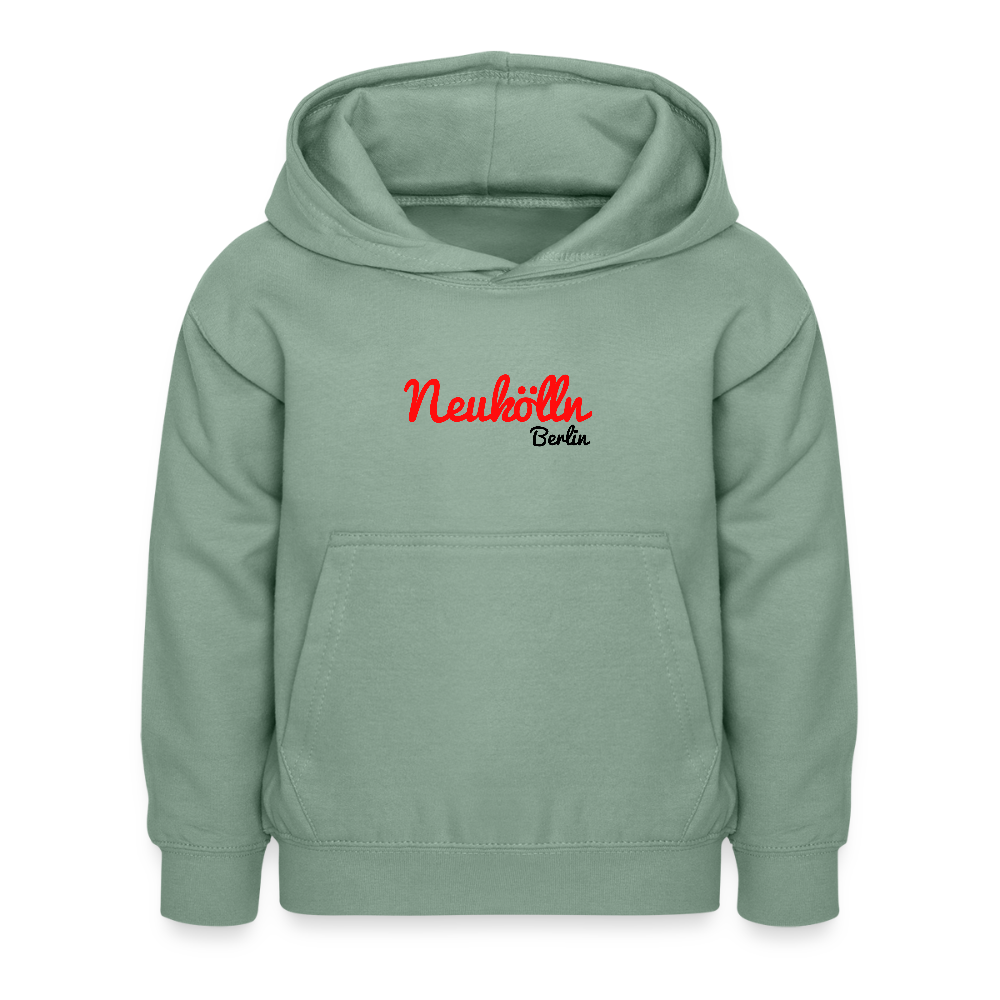 Neukölln Berlin - Kinder Hoodie - Graugrün