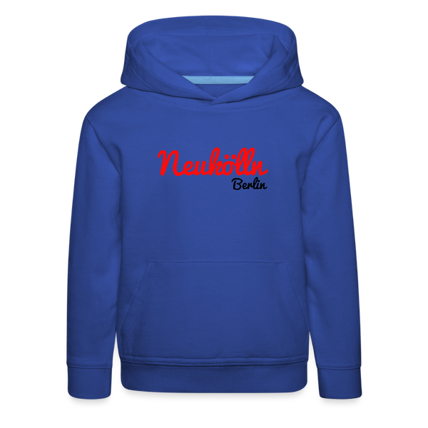 Neukölln Berlin - Kinder Premium Hoodie - Royalblau