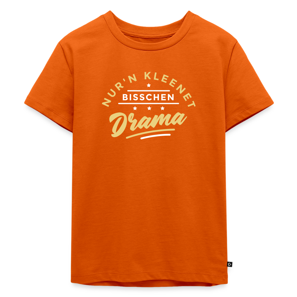 Nur'n kleenet Bisschen Drama - Kinder Premium T-Shirt - Orange