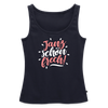 Janz schön frech! - Frauen Bio Tank Top - Navy