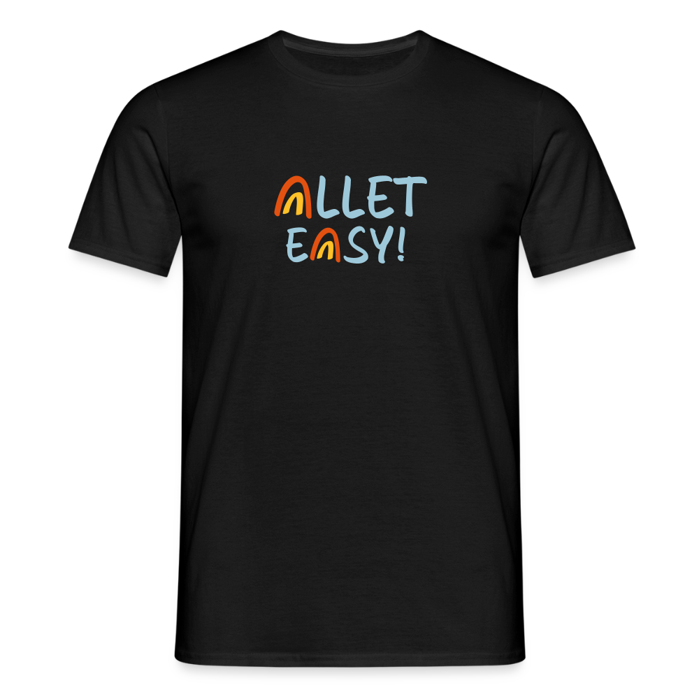 Allet Easy! - Männer Premium T-Shirt - Schwarz