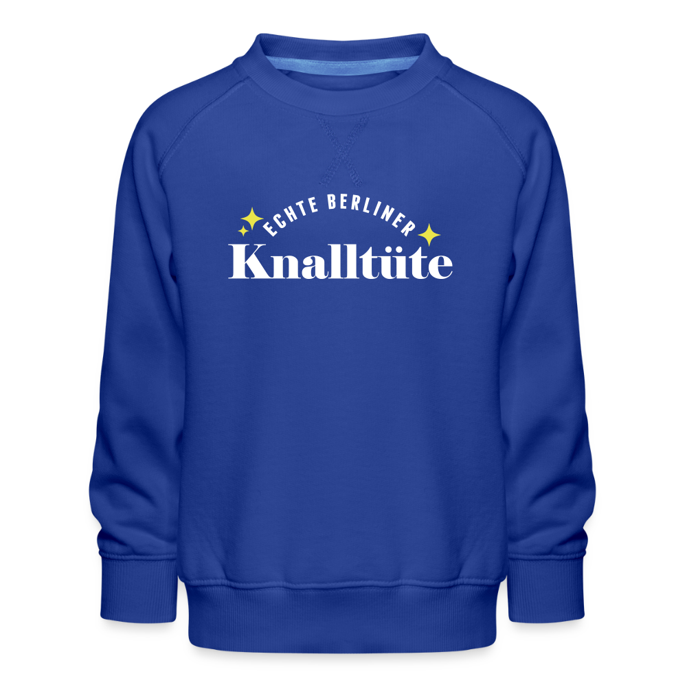 Echte Berliner Knalltüte - Kinder Premium Sweatshirt - Royalblau