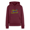 Charme? Hab ick, brauch ick nich! - Frauen Premium Hoodie - Burgunderrot