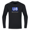 U8 - Männer Sport Langamshirt - Schwarz