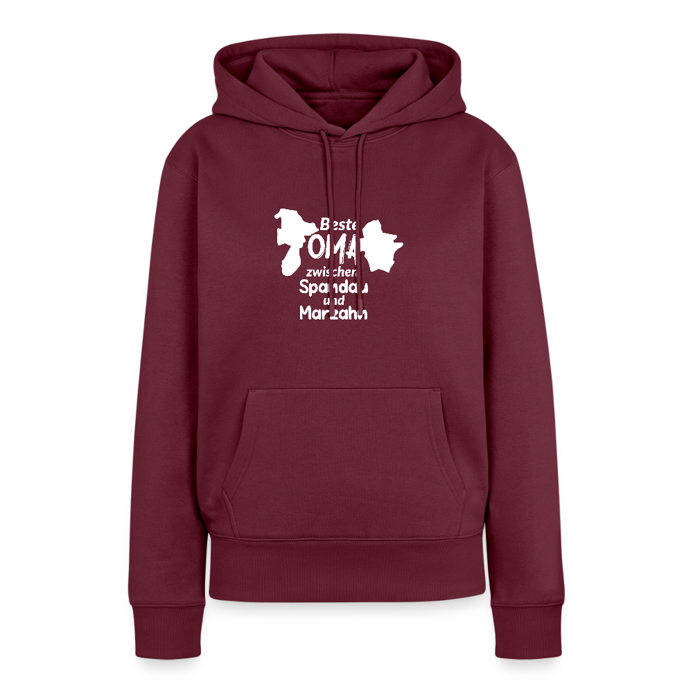 Beste Oma - Frauen Premium Hoodie - Burgunderrot
