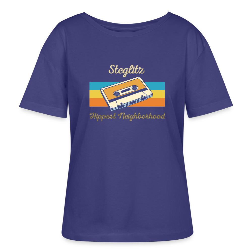 Steglitz Hippest Neighborhood - Relaxed Rundhals Frauen Bio-T-Shirt - Dämmerung