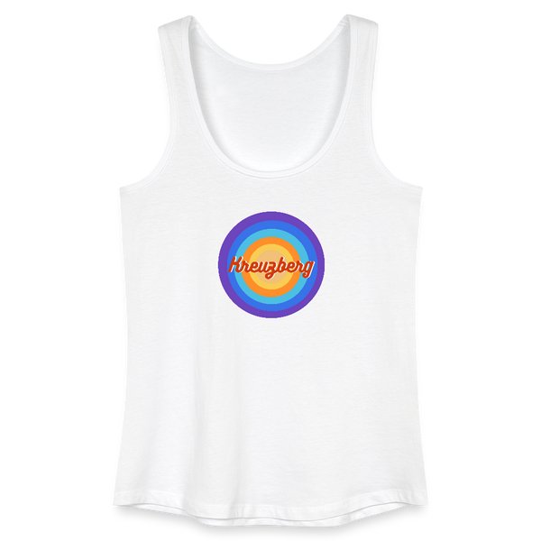 Kreuzberg Retro - Frauen Bio Tank Top - Weiß