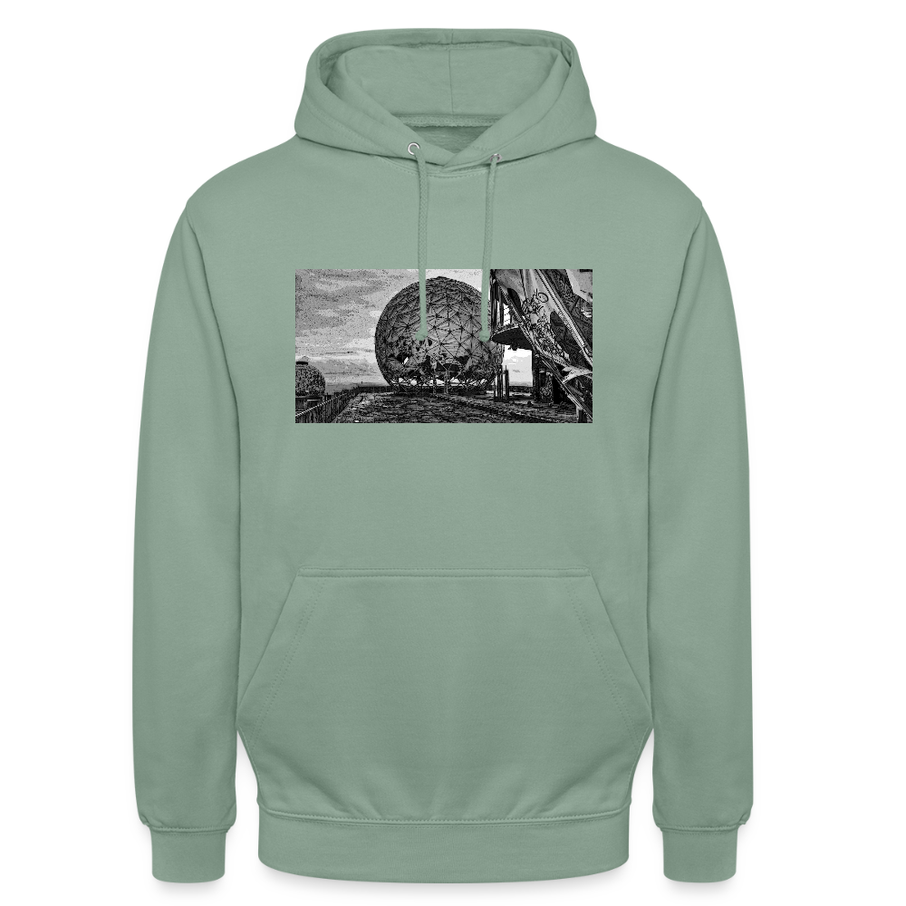 Teufelsberg im Bild - Unisex Hoodie - Graugrün