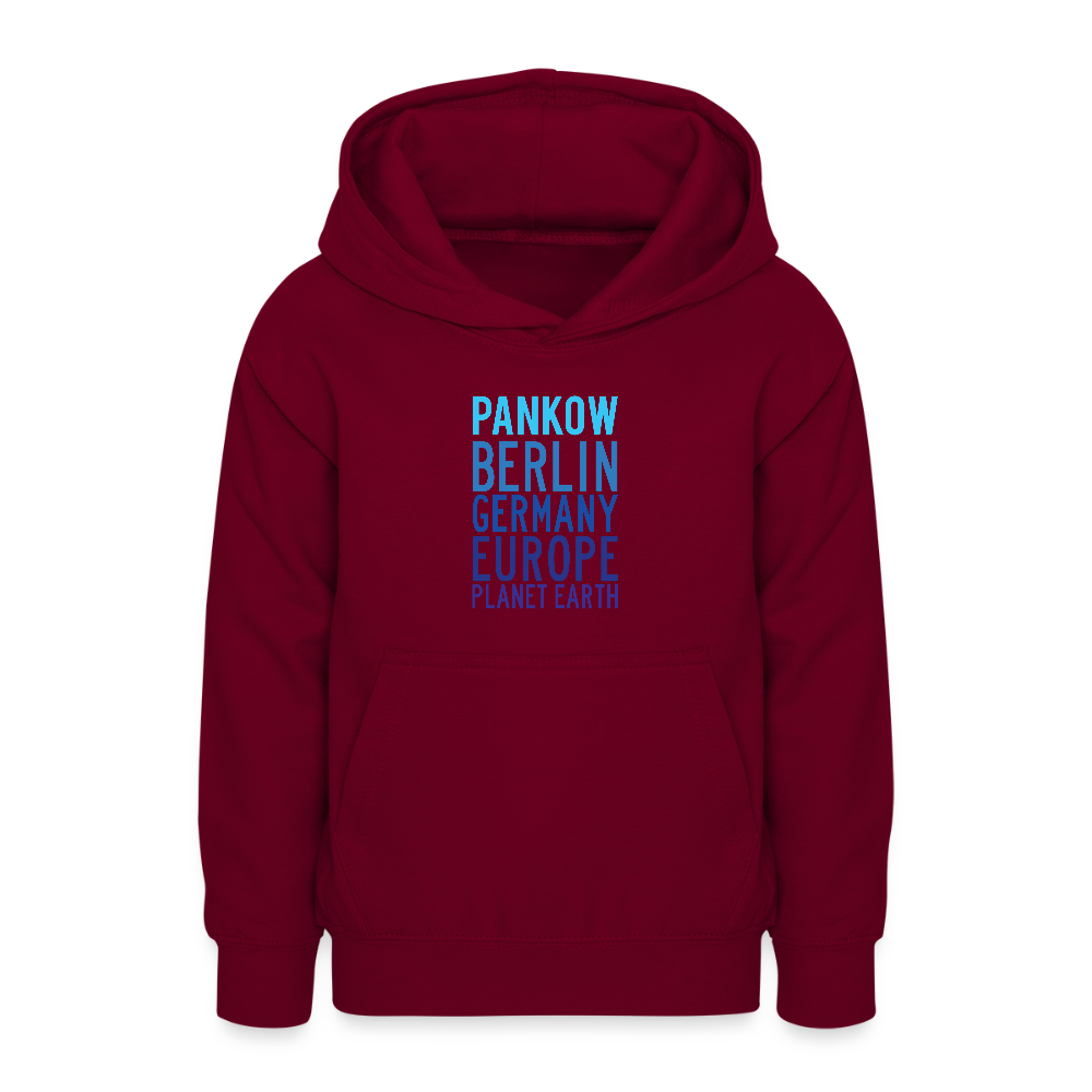 Pankow Planet Earth - Teenager Hoodie - Bordeaux