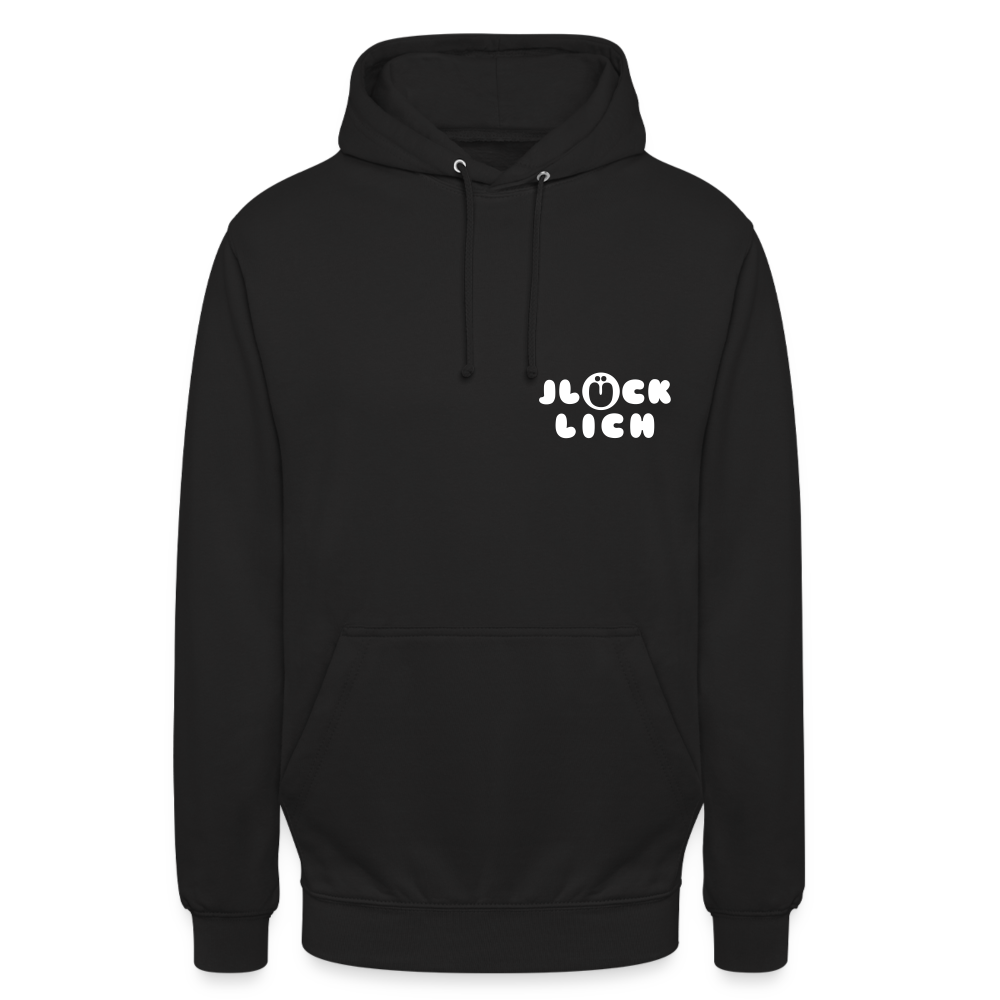Jlücklich - Unisex Hoodie - Schwarz