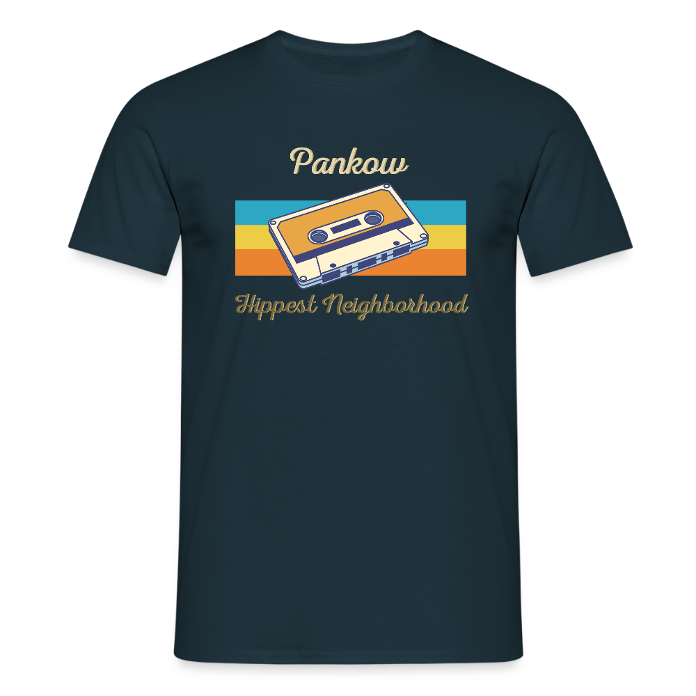Pankow Hippest Neighborhood - Männer Premium T-Shirt - Navy
