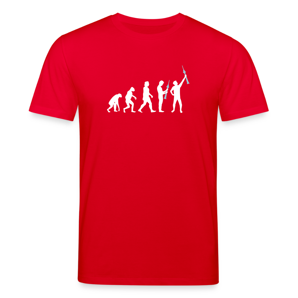 Evolution - Unisex Bio T-Shirt - Rot