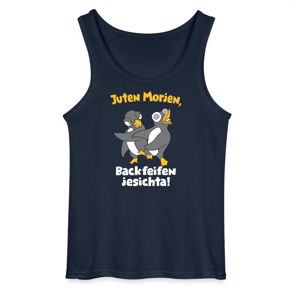 Juten Morjen, Backfeifenjesichta! - Männer Tank Top - Navy