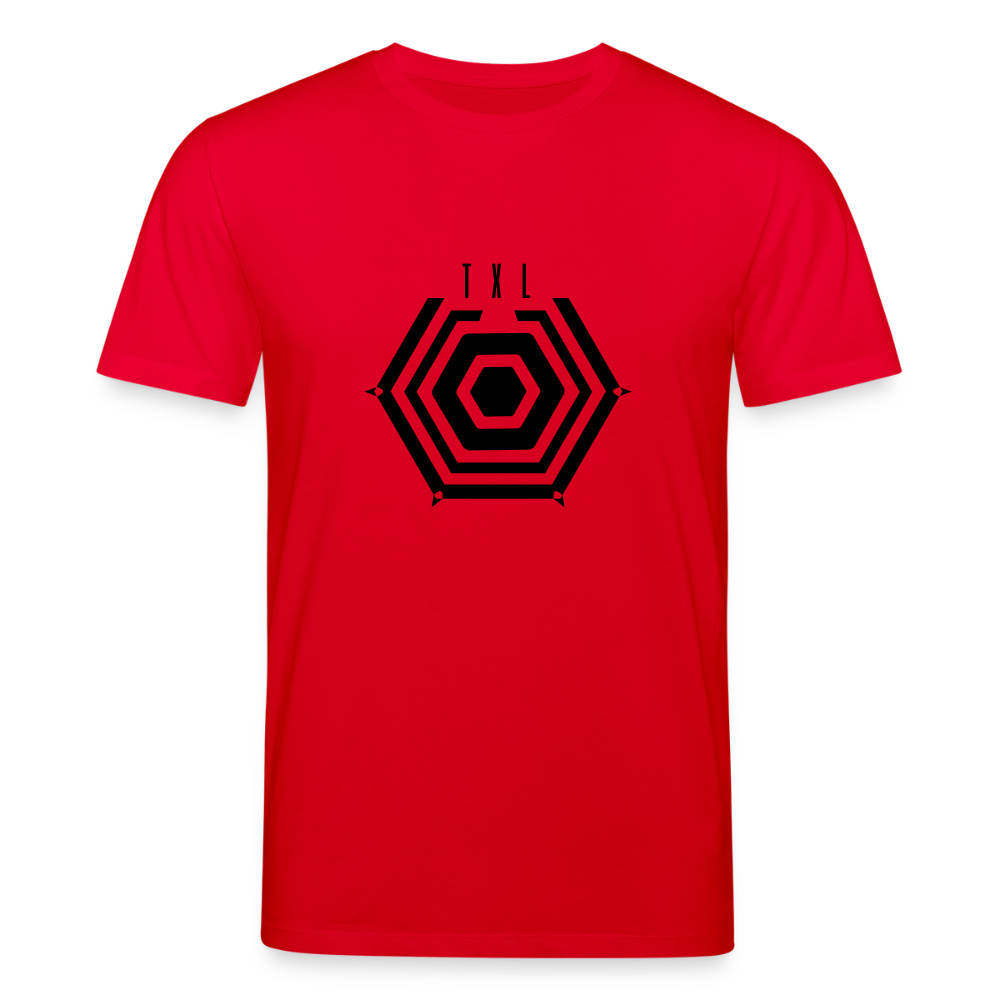 Tegel TXL Umrisse - Unisex Bio T-Shirt - Rot