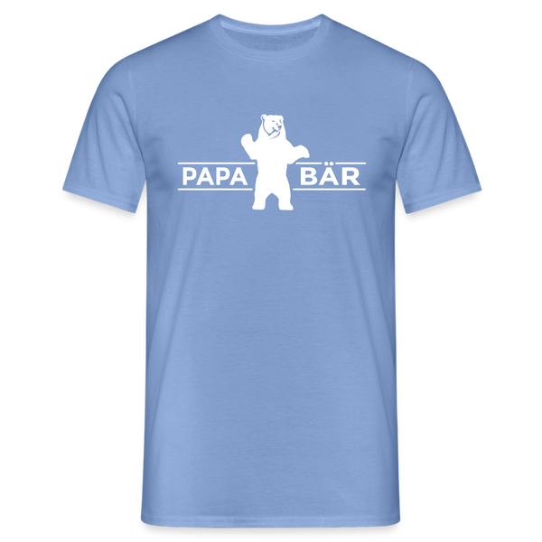 Papa Bär - Männer Premium T-Shirt - carolina blue