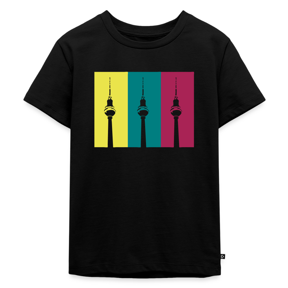 Berlin Retro - Kinder Premium T-Shirt - Schwarz
