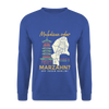 Malediven oder Marzahn - Unisex Pullover - Royalblau