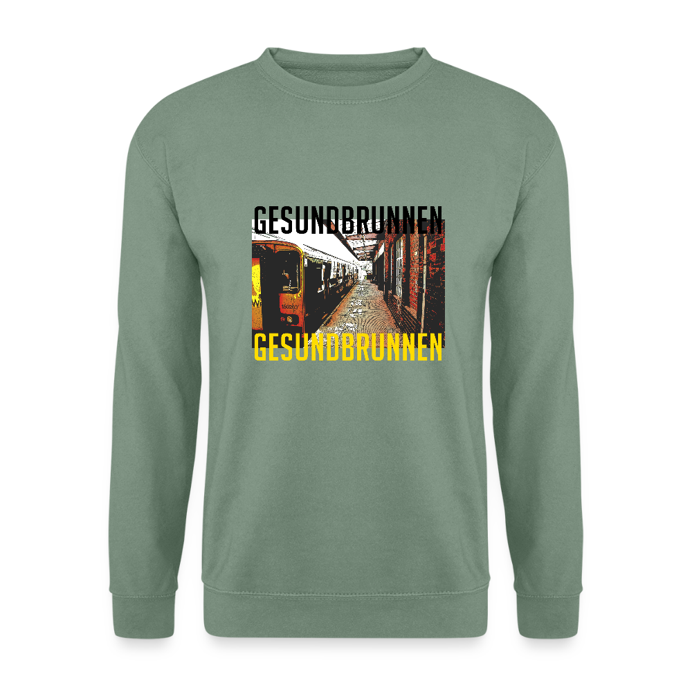 Gesundbrunnen - Unisex Pullover - Graugrün