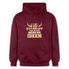 Ick bin keen Sturkopp - Hoodie - Maroon