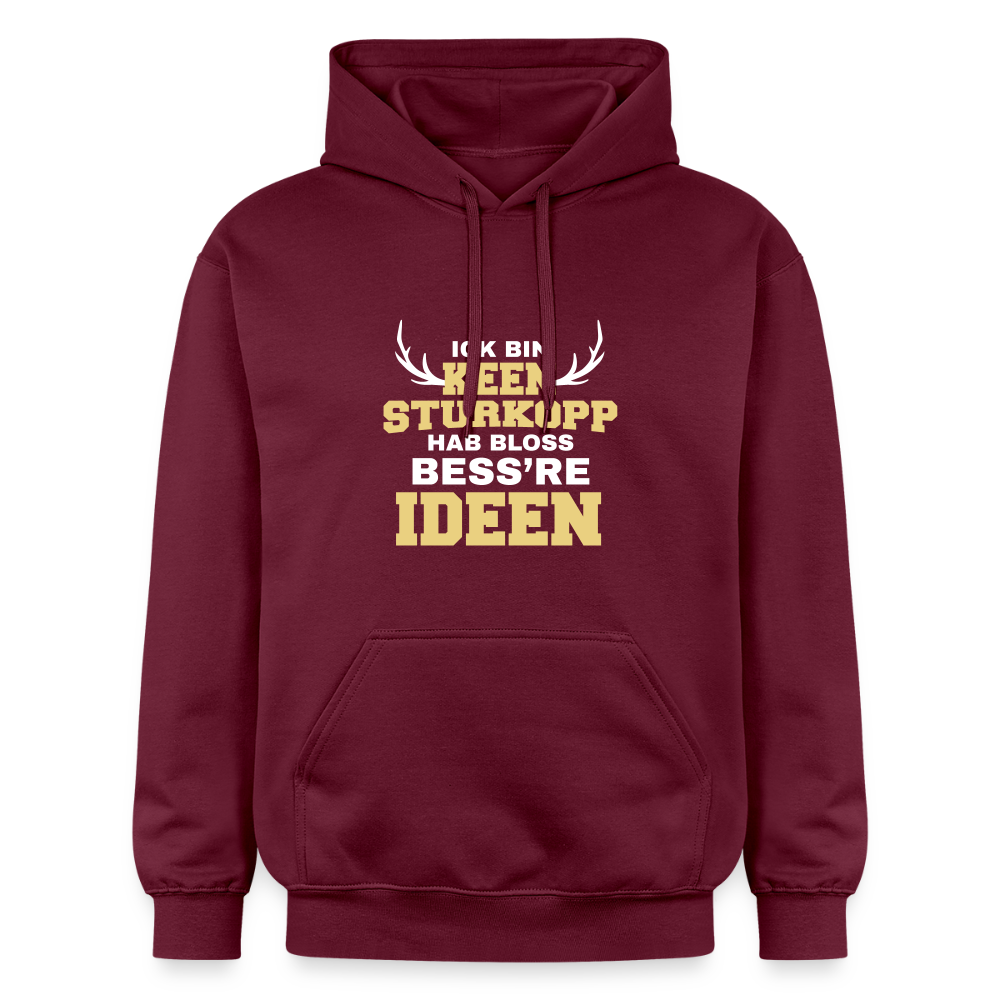 Ick bin keen Sturkopp - Hoodie - Maroon