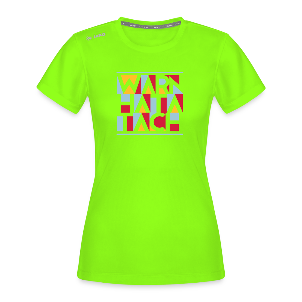 Warn Hata Tach - Frauen Sport-Shirt - Neongrün