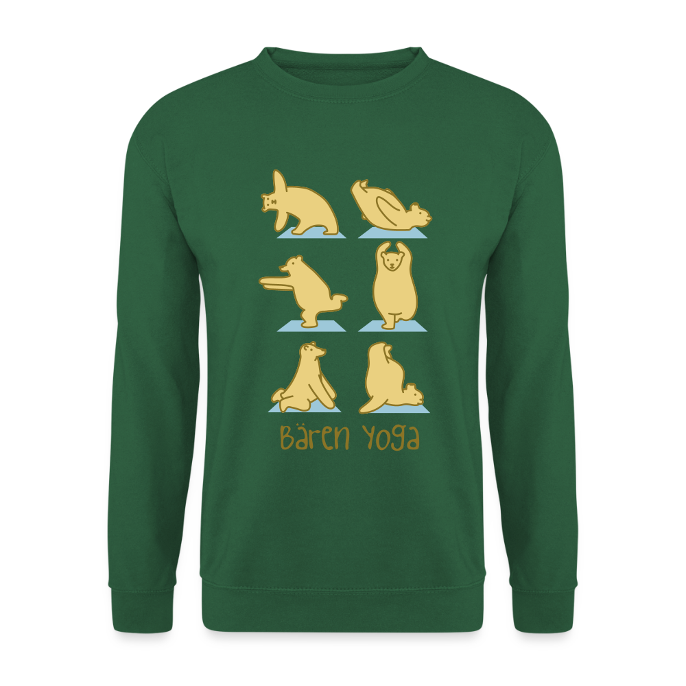 Bären Yoga - Unisex Pullover - Grün