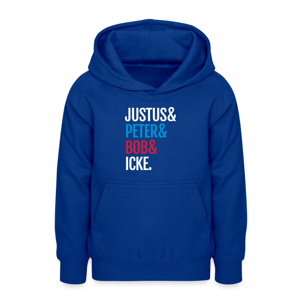 Justus & Peter & Bob & Icke - Teenager Hoodie - Royalblau