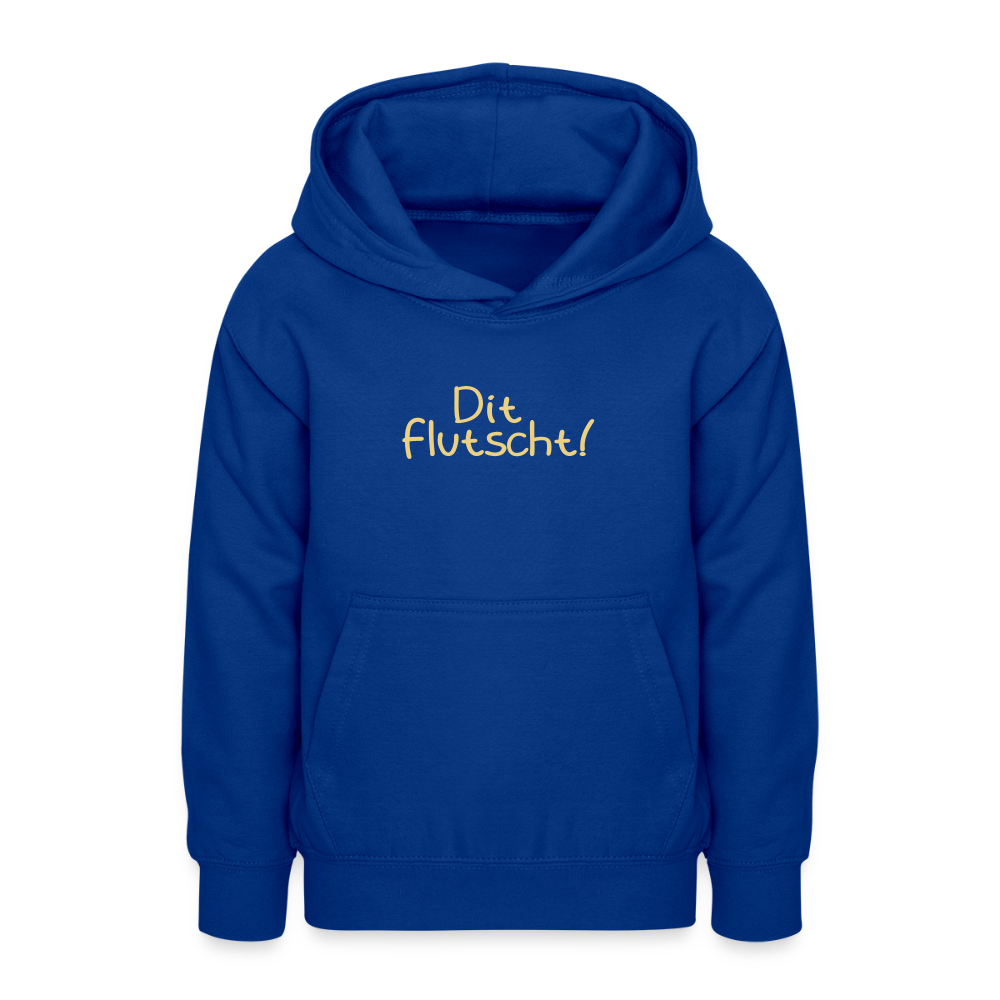 Dit Flutscht! - Teenager Hoodie - Royalblau
