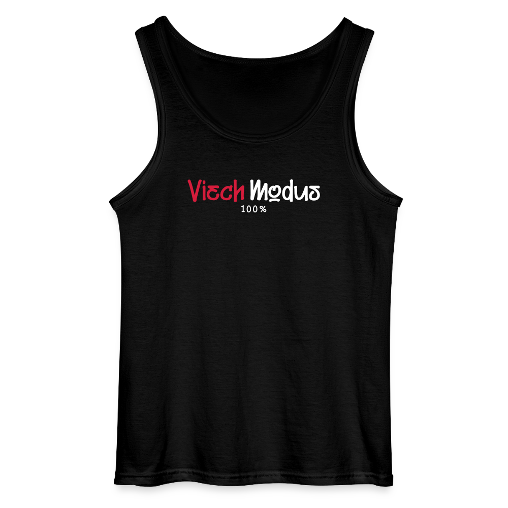 Viech Modus 100% - Männer Tank Top - Schwarz