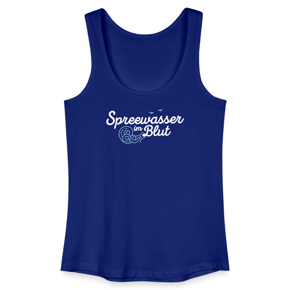 Spreewasser im Blut - Frauen Bio Tank Top - Königsblau