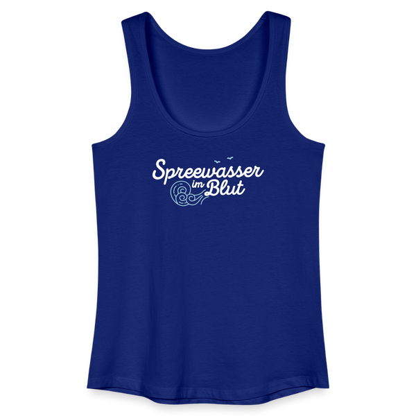 Spreewasser im Blut - Frauen Bio Tank Top - Königsblau