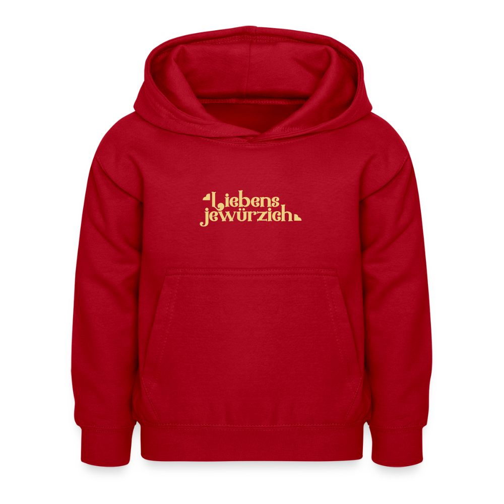 Liebensjewürzich - Kinder Hoodie - Rot