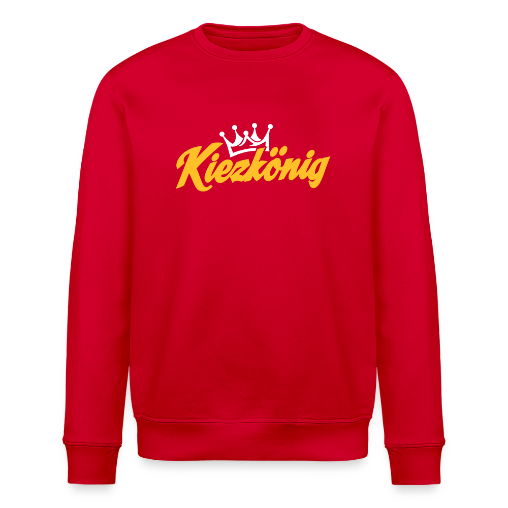Kiezkönig - Unisex Bio Sweatshirt - Rot