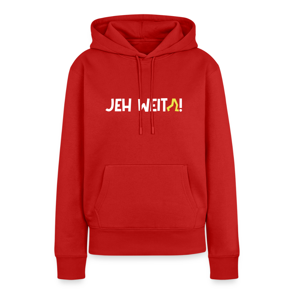 Jeh Weita! - Frauen Premium Hoodie - Rot