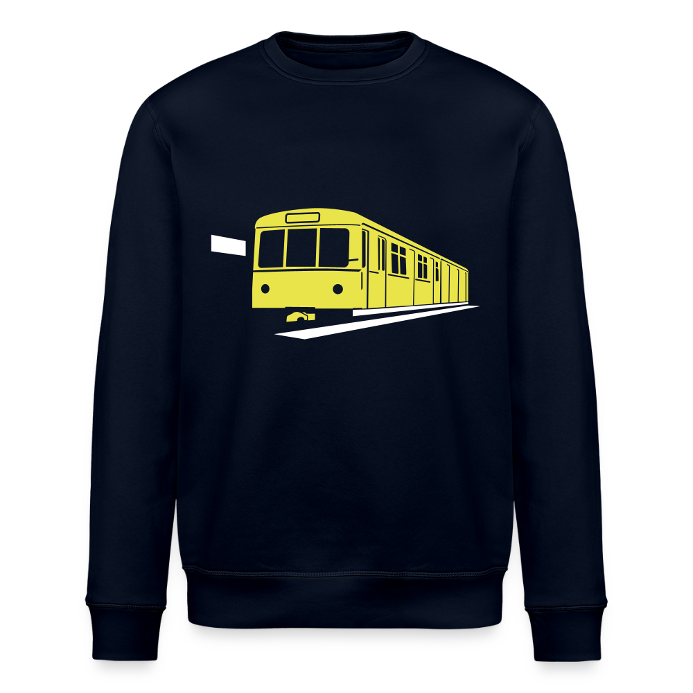 Die U-Bahn kommt - Unisex Bio Sweatshirt - Navy