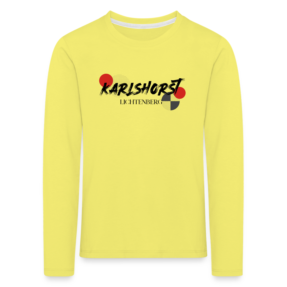 Karlshorst - Kinder Langarmshirt - Gelb