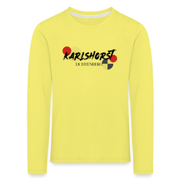 Karlshorst - Kinder Langarmshirt - Gelb