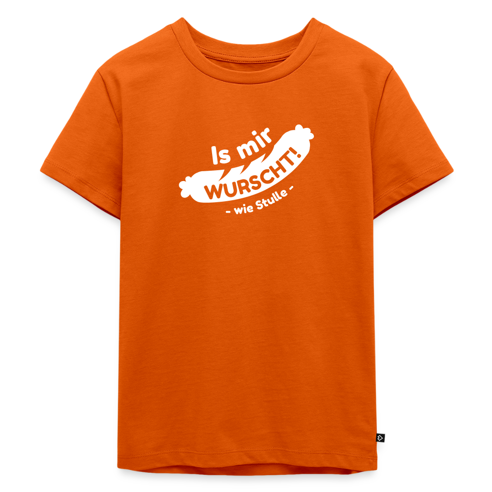 Is mir Wurscht - Kinder Premium T-Shirt - Orange