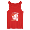 Panama oder Pankow - Männer Tank Top - Rot