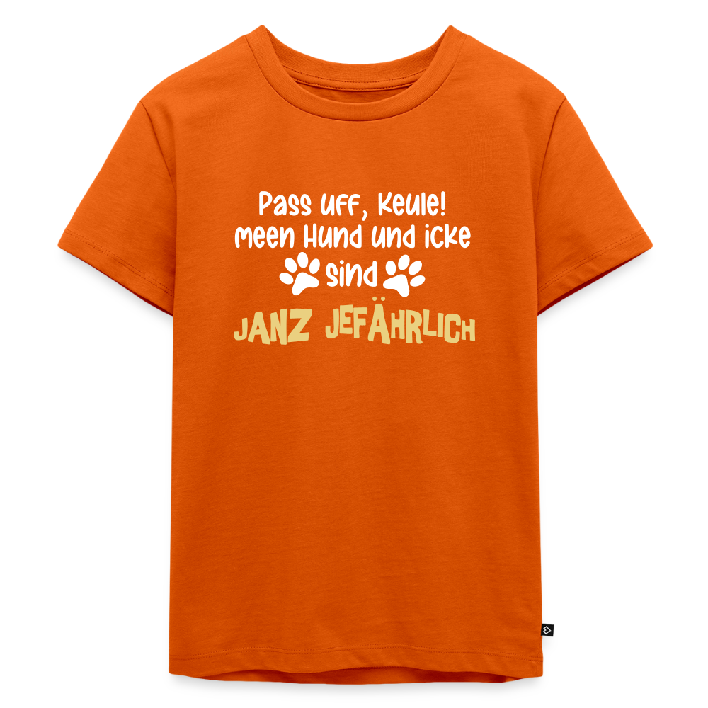 Janz Jefährlich - Kinder Premium T-Shirt - Orange
