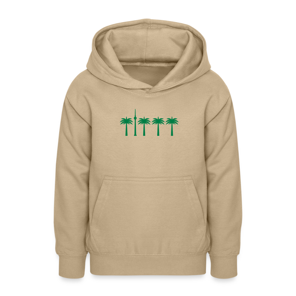 Berlin unter Palmen - Teenager Hoodie - Sand