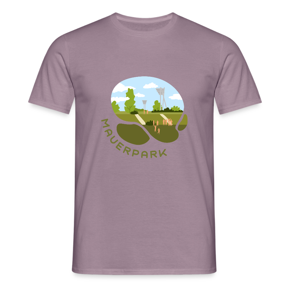 Mauerpark - Männer Premium T-Shirt - Lilagrau