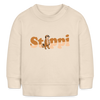 Stippi - Baby Bio Pullover - Weißgrau