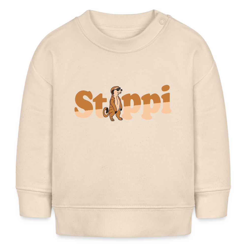 Stippi - Baby Bio Pullover - Weißgrau