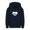 I love Berlin weiß - Teenager Hoodie - Navy