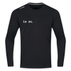 Is So  - Männer Sport Langamshirt - Schwarz